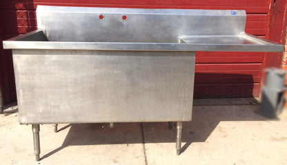 ELKAY STAINLESS STEEL RARE SINK Huge Bowl is 53w x 24"h x 25"d FREE SHIP