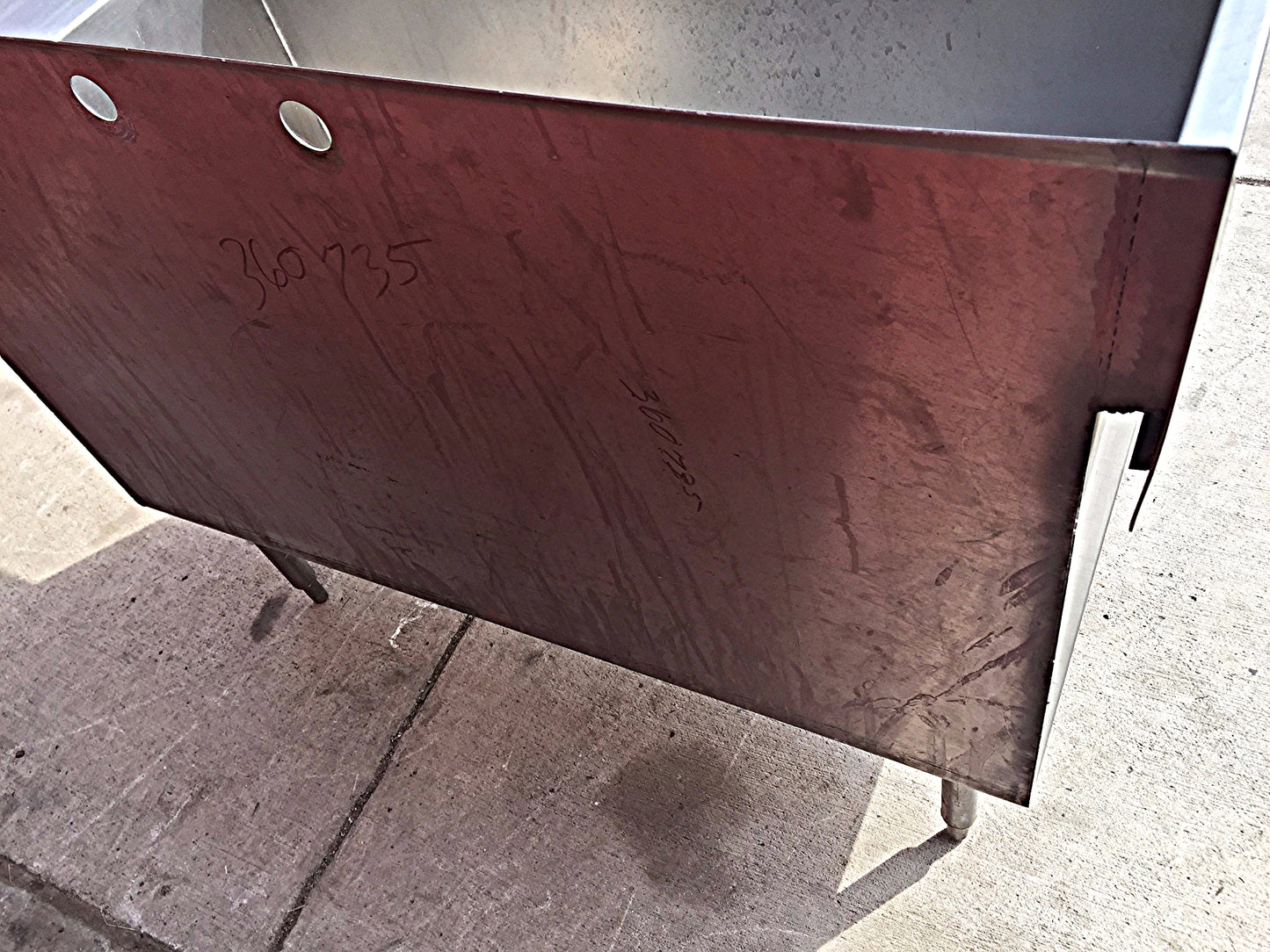 ELKAY STAINLESS STEEL RARE SINK Huge Bowl is 53w x 24"h x 25"d FREE SHIP