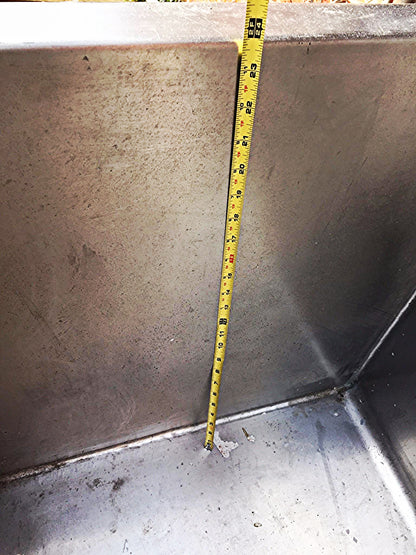 ELKAY STAINLESS STEEL RARE SINK Huge Bowl is 53w x 24"h x 25"d FREE SHIP