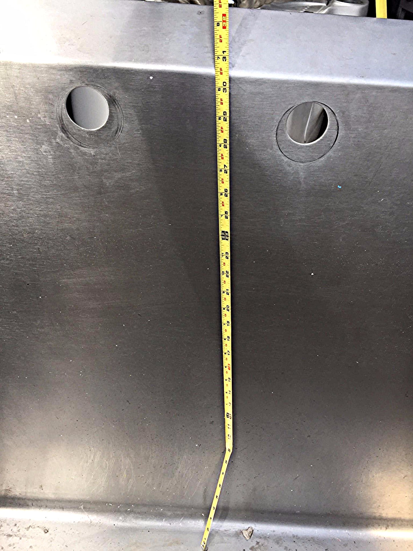 ELKAY STAINLESS STEEL RARE SINK Huge Bowl is 53w x 24"h x 25"d FREE SHIP