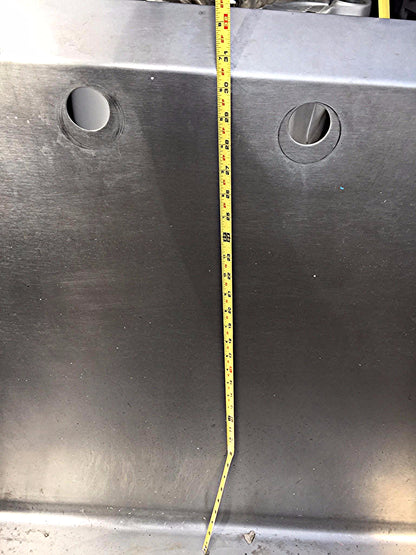 ELKAY STAINLESS STEEL RARE SINK Huge Bowl is 53w x 24"h x 25"d FREE SHIP