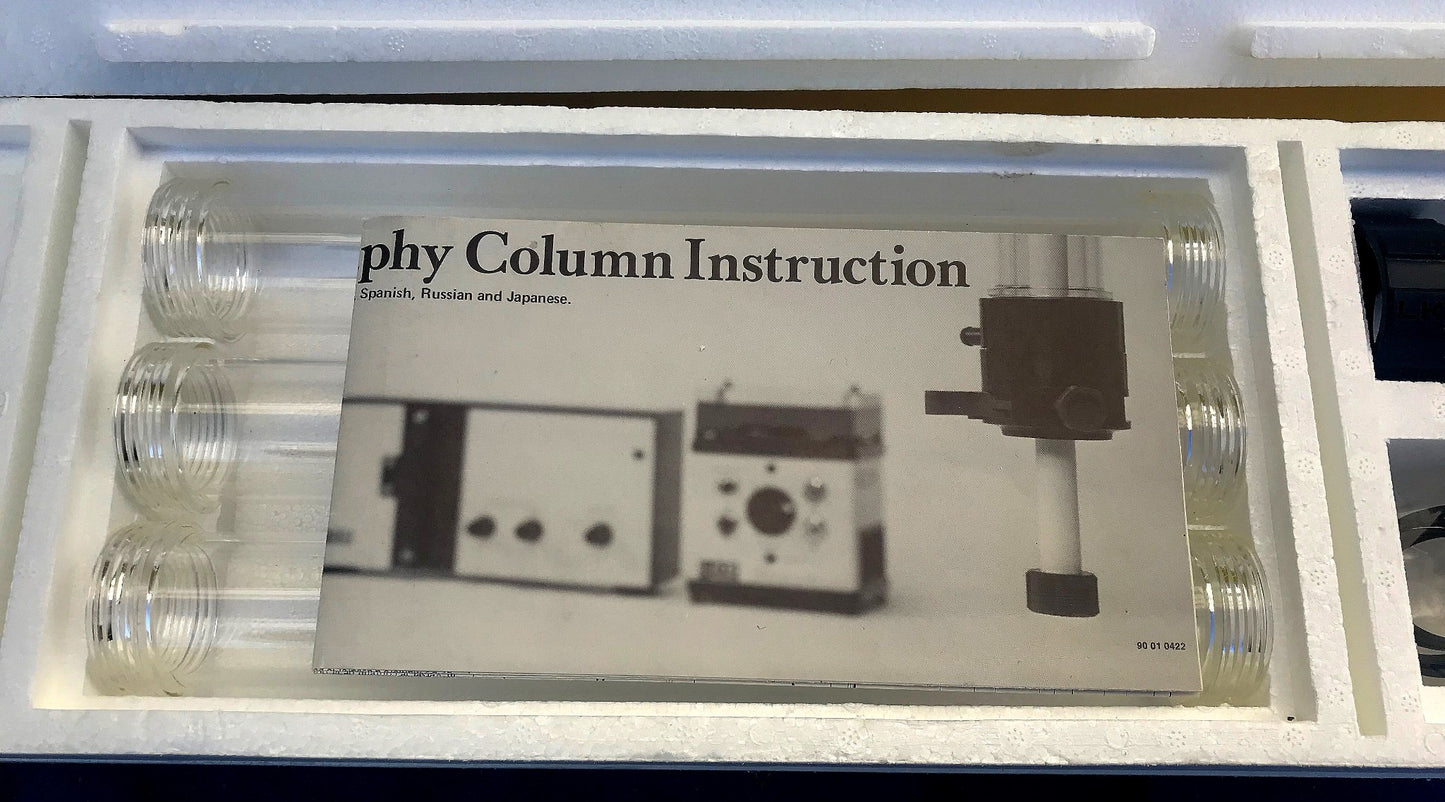 COMPLETE BRAND NEW LKB 2137 CHROMATOGRAPHY COLUMN LAB with MANUAL FREE SHIPPING