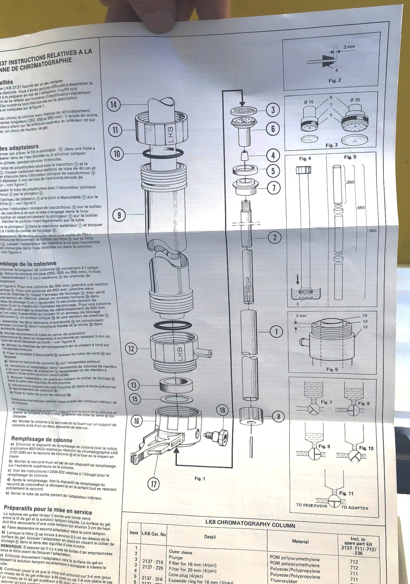 COMPLETE BRAND NEW LKB 2137 CHROMATOGRAPHY COLUMN LAB with MANUAL FREE SHIPPING