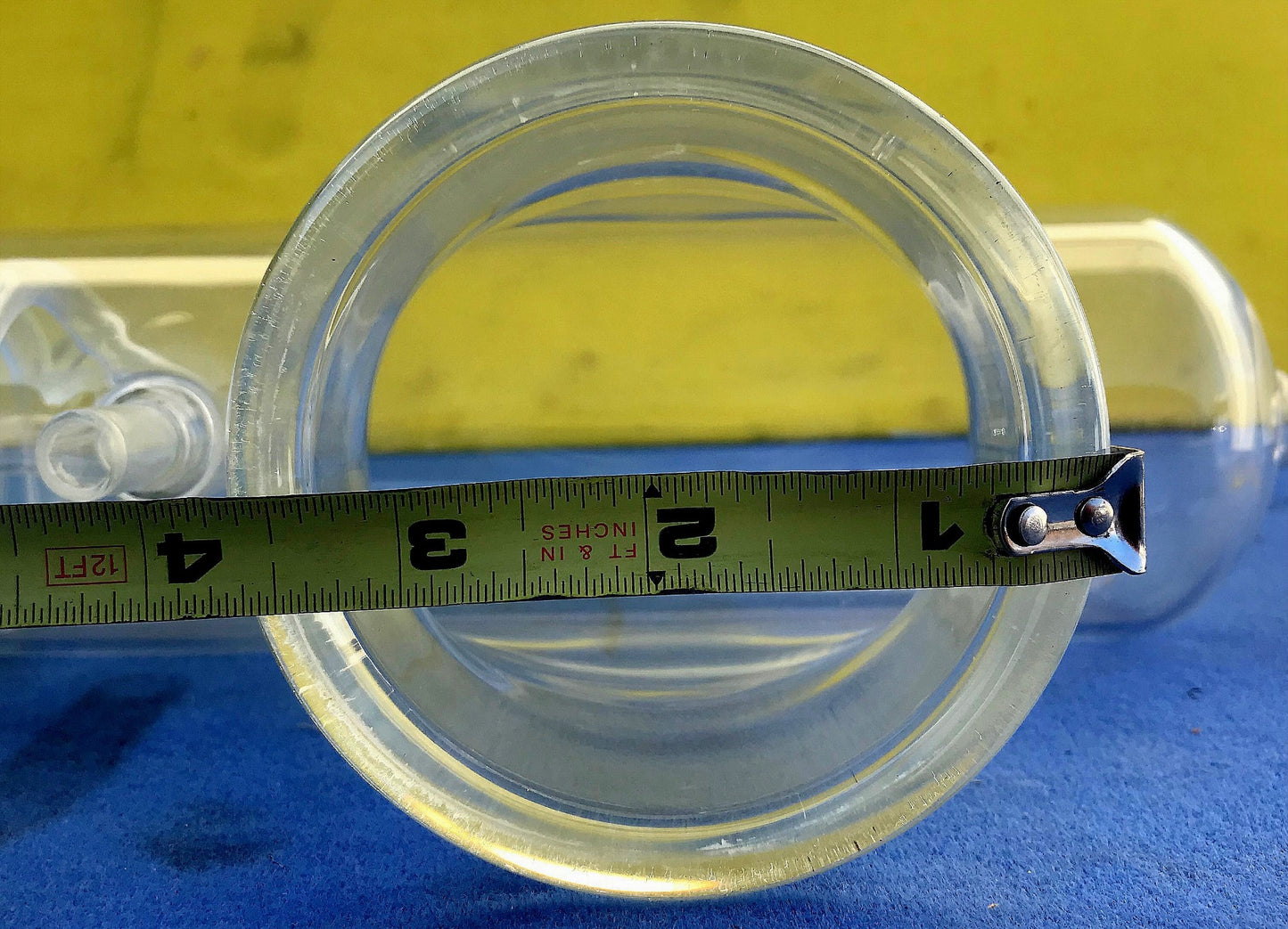 PERFECT 26" INCH DOUBLE COIL CONDENSER CHEMGLASS FRITTED LAB GLASS FREE SHIPPING