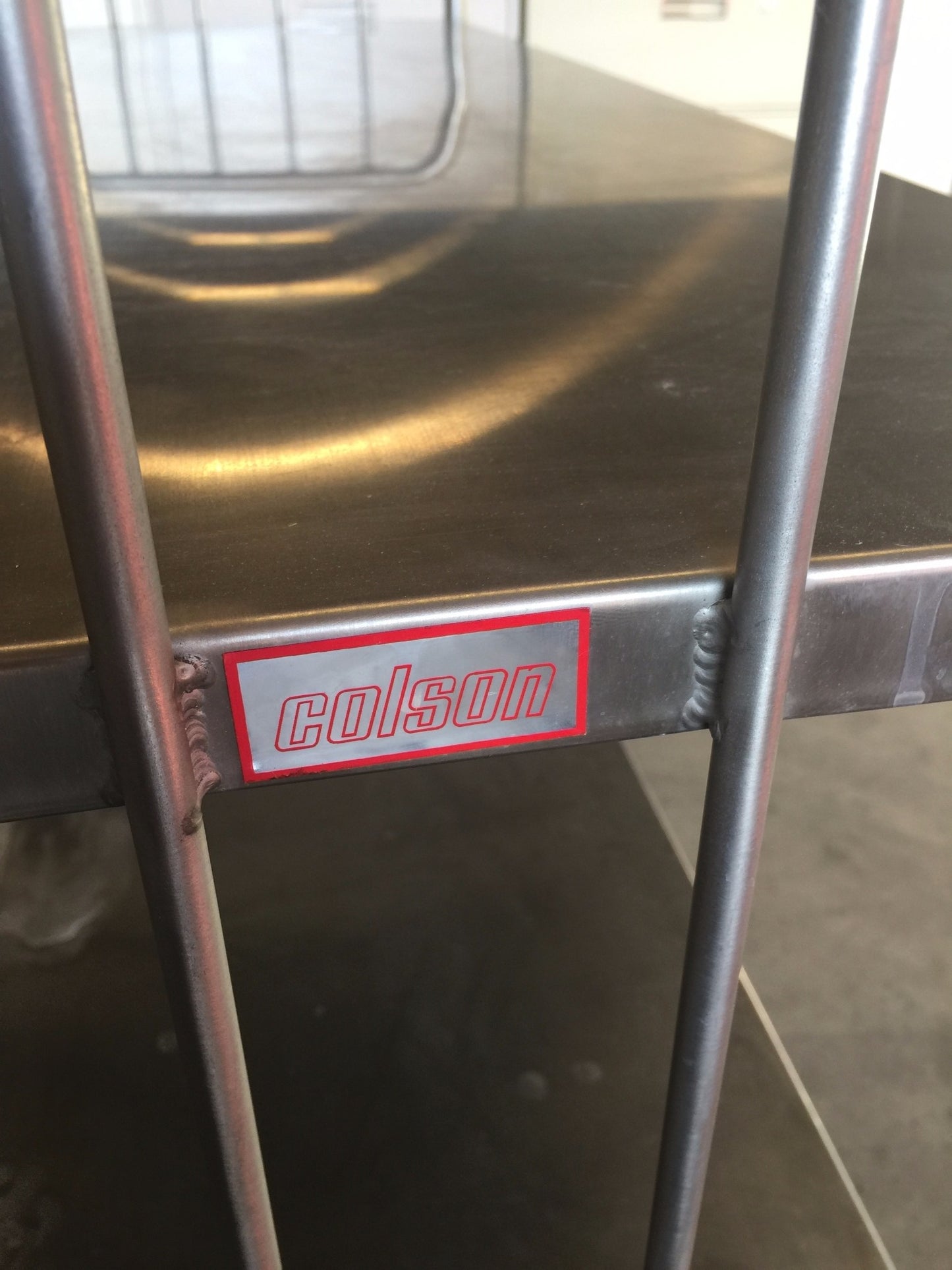 COLSON BIG 6 WHEELED SWIVEL 3 SHELF STAINLESS STEEL CART KITCHEN HOSPITAL CLINIC