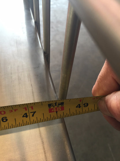 COLSON BIG 6 WHEELED SWIVEL 3 SHELF STAINLESS STEEL CART KITCHEN HOSPITAL CLINIC