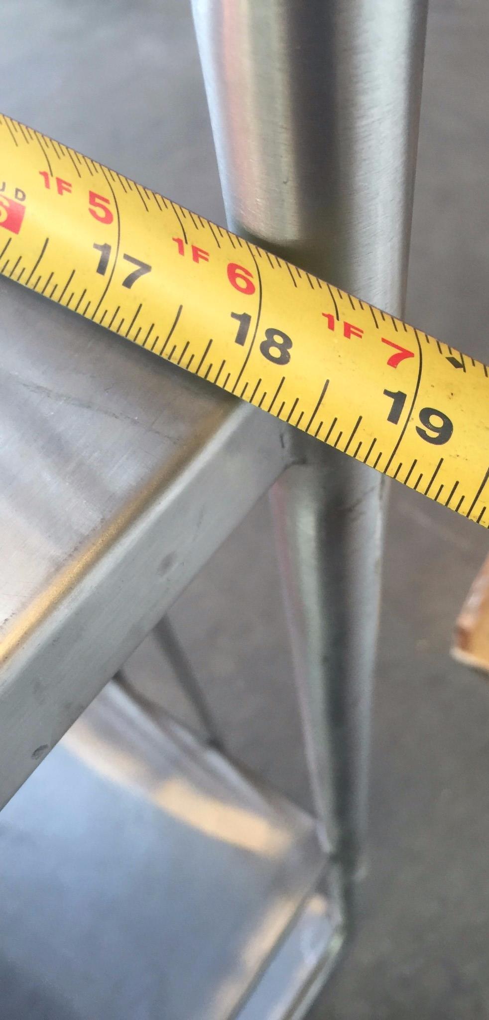 COLSON BIG 6 WHEELED SWIVEL 3 SHELF STAINLESS STEEL CART KITCHEN HOSPITAL CLINIC