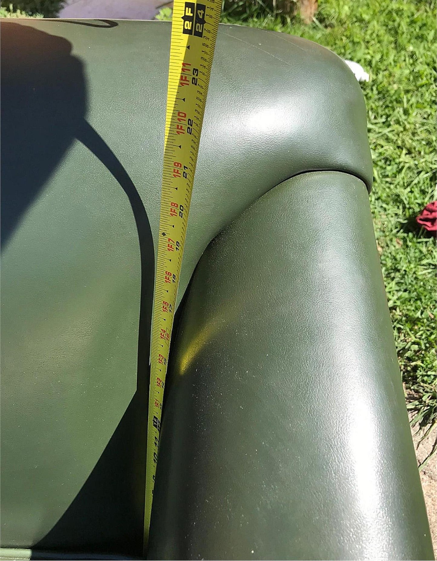 PAIR RARE 1930s VINTAGE GREEN 4 SEAT SOFAs COUCH 99"LONG x 37"H x 30"D FREE SHIP