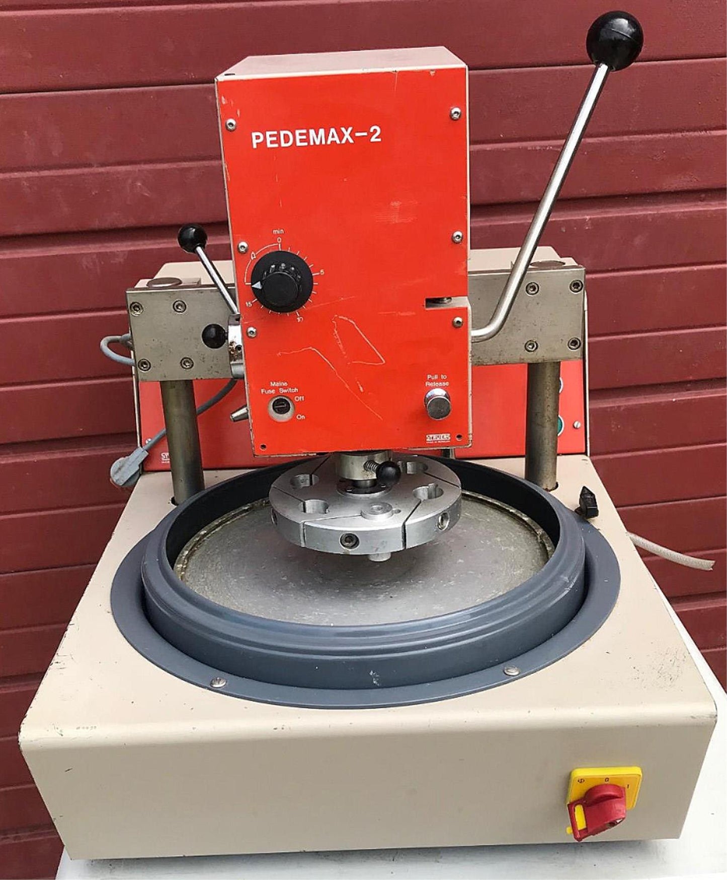 STRUERS 3PHASE PLANOPOL2 PEDEMAX2 POWERHEAD POLISHER GRINDER LAPPING WATCHVIDEO