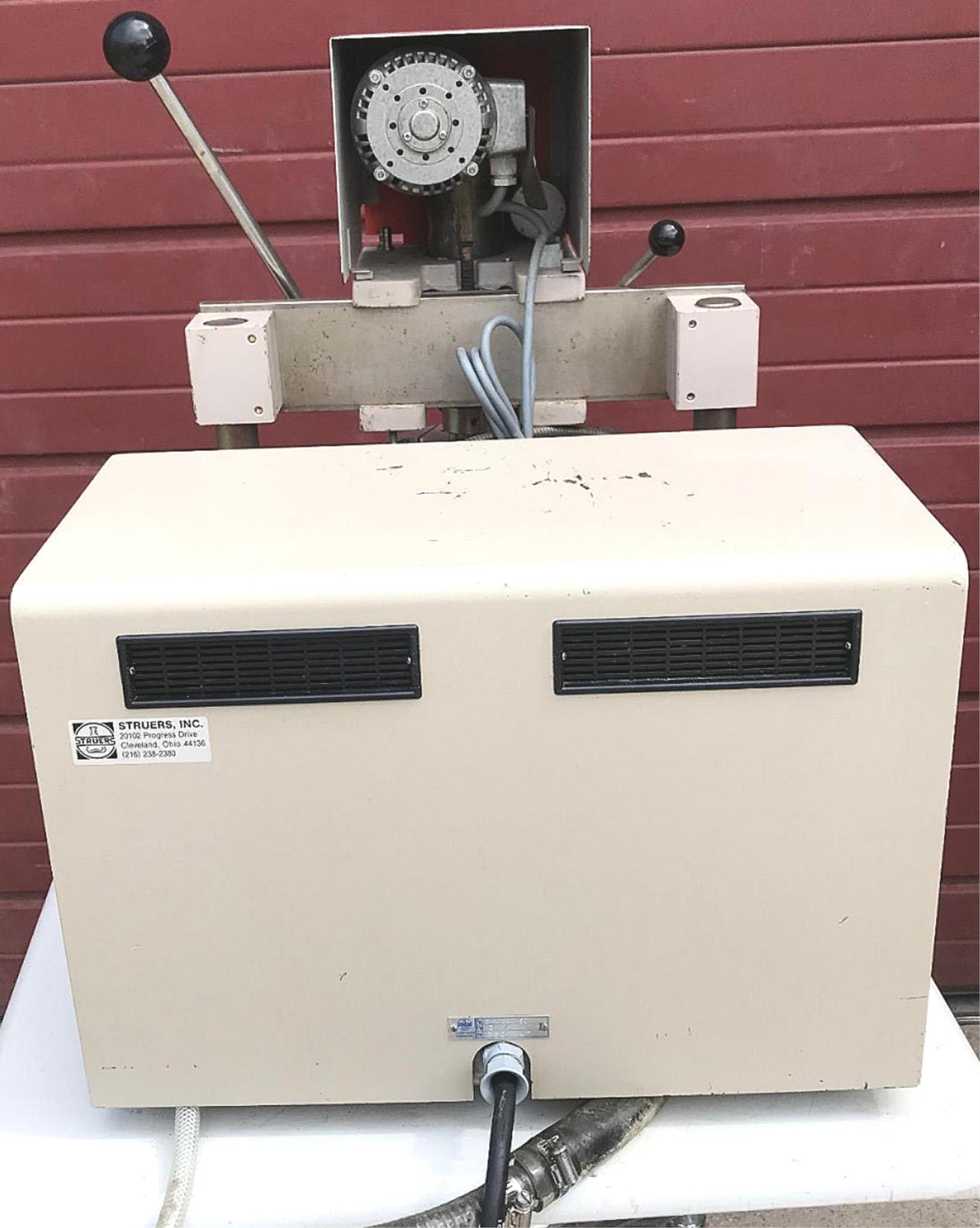 STRUERS 3PHASE PLANOPOL2 PEDEMAX2 POWERHEAD POLISHER GRINDER LAPPING WATCHVIDEO