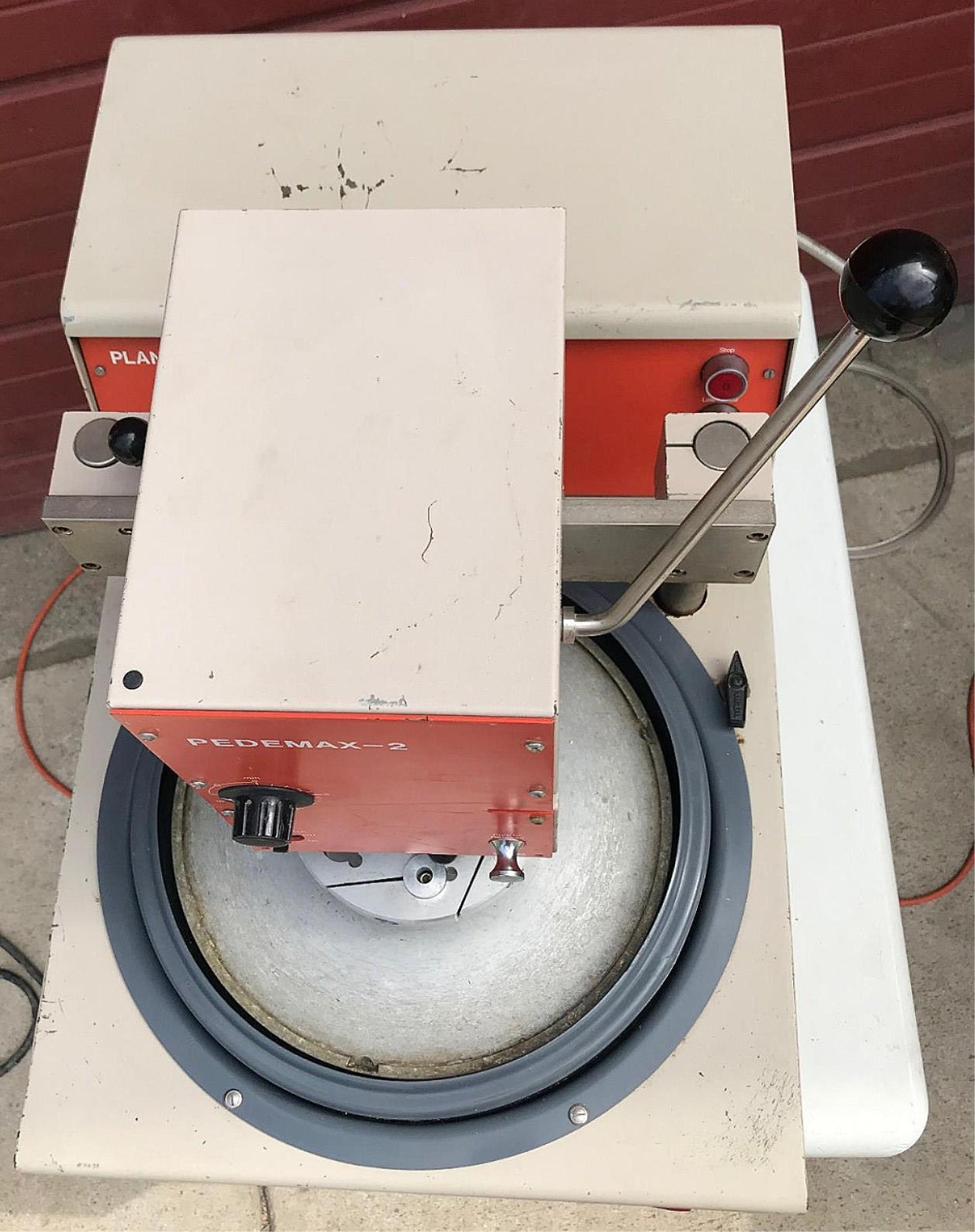 STRUERS 3PHASE PLANOPOL2 PEDEMAX2 POWERHEAD POLISHER GRINDER LAPPING WATCHVIDEO