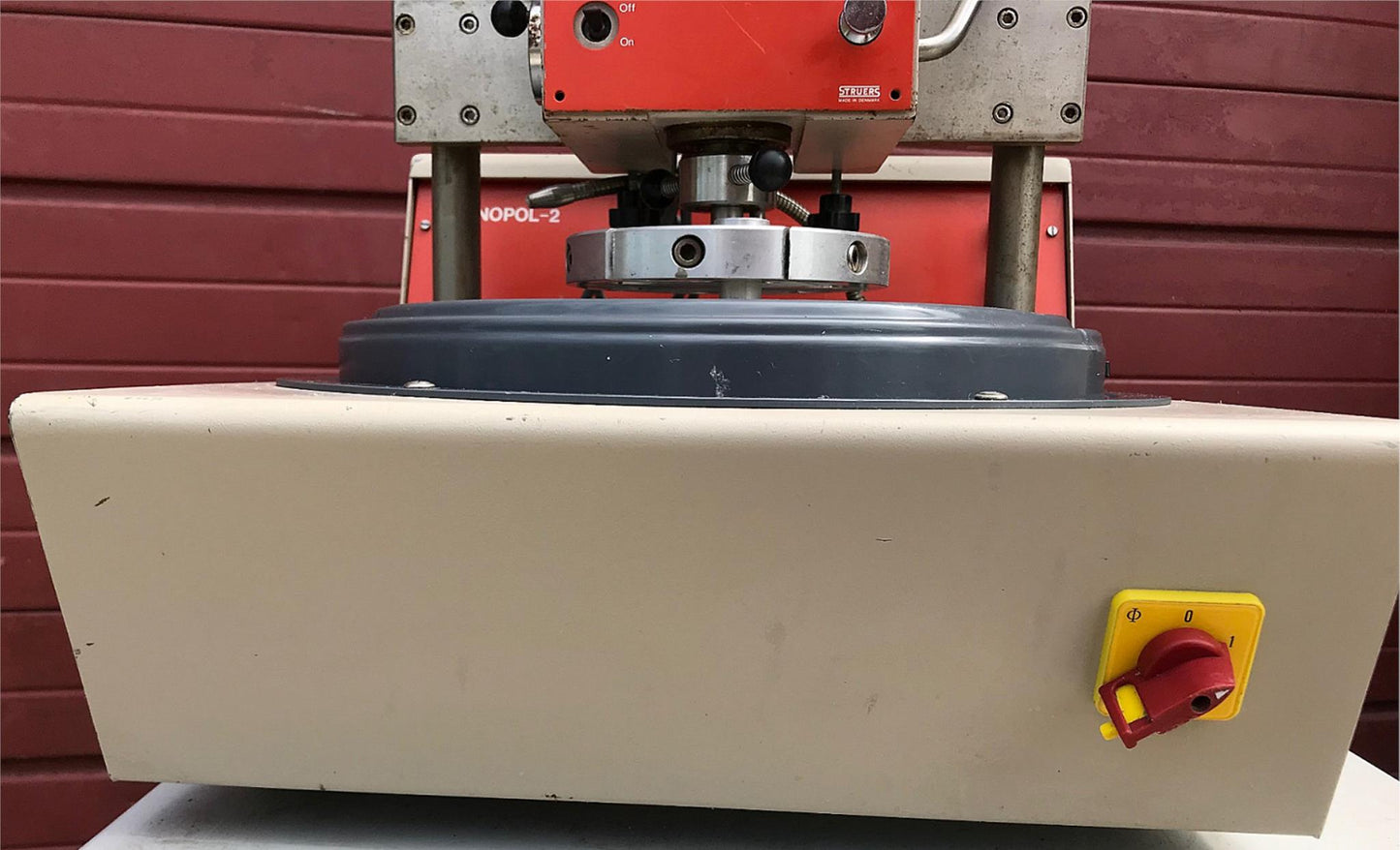 STRUERS 3PHASE PLANOPOL2 PEDEMAX2 POWERHEAD POLISHER GRINDER LAPPING WATCHVIDEO