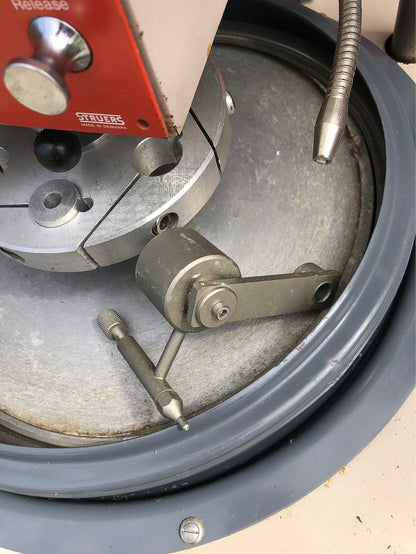 STRUERS 3PHASE PLANOPOL2 PEDEMAX2 POWERHEAD POLISHER GRINDER LAPPING WATCHVIDEO