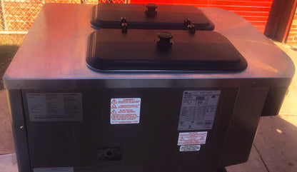 TAYLOR CROWN C717‑33 YOGURT ICE CREAM SHAKE SOFT FREEZER WHEELS MANUAL FREE SHIP