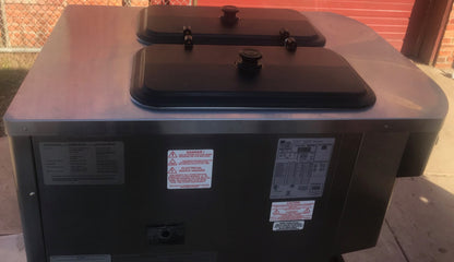 TAYLOR CROWN C717‑33 YOGURT ICE CREAM SHAKE SOFT FREEZER WHEELS MANUAL FREE SHIP