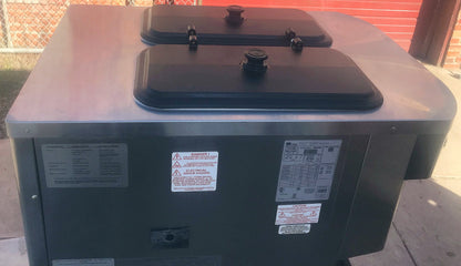 TAYLOR CROWN C717‑33 YOGURT ICE CREAM SHAKE SOFT FREEZER WHEELS MANUAL FREE SHIP