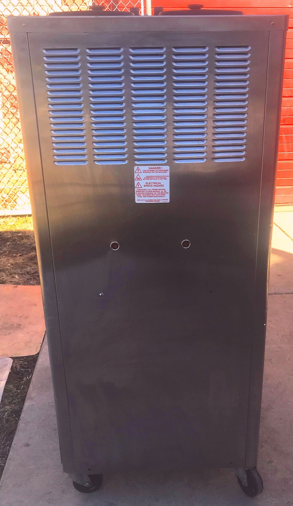 TAYLOR CROWN C717‑33 YOGURT ICE CREAM SHAKE SOFT FREEZER WHEELS MANUAL FREE SHIP