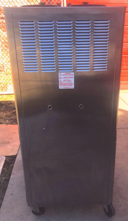 TAYLOR CROWN C717‑33 YOGURT ICE CREAM SHAKE SOFT FREEZER WHEELS MANUAL FREE SHIP