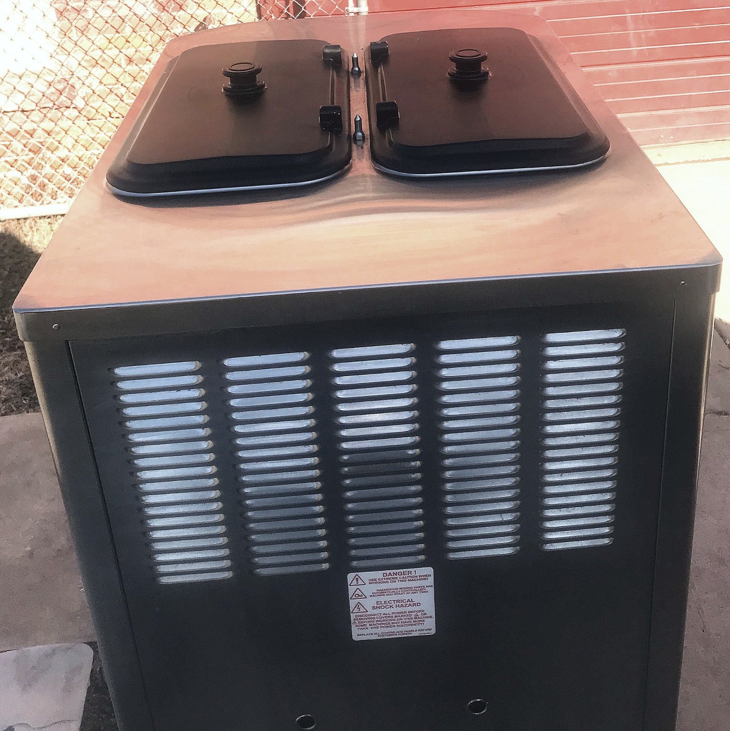 TAYLOR CROWN C717‑33 YOGURT ICE CREAM SHAKE SOFT FREEZER WHEELS MANUAL FREE SHIP