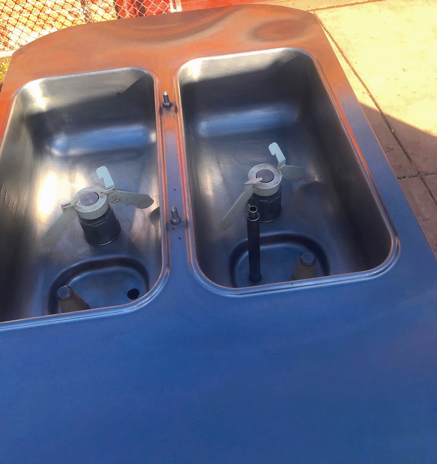 TAYLOR CROWN C717‑33 YOGURT ICE CREAM SHAKE SOFT FREEZER WHEELS MANUAL FREE SHIP