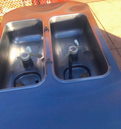 TAYLOR CROWN C717‑33 YOGURT ICE CREAM SHAKE SOFT FREEZER WHEELS MANUAL FREE SHIP