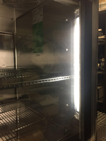 TRUE TS-28-2-G-2-PT GLASS DOOR PASS THRU COOLER REFRIGERATOR WATCHVIDEO FREESHIP