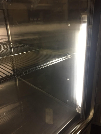 TRUE TS-28-2-G-2-PT GLASS DOOR PASS THRU COOLER REFRIGERATOR WATCHVIDEO FREESHIP