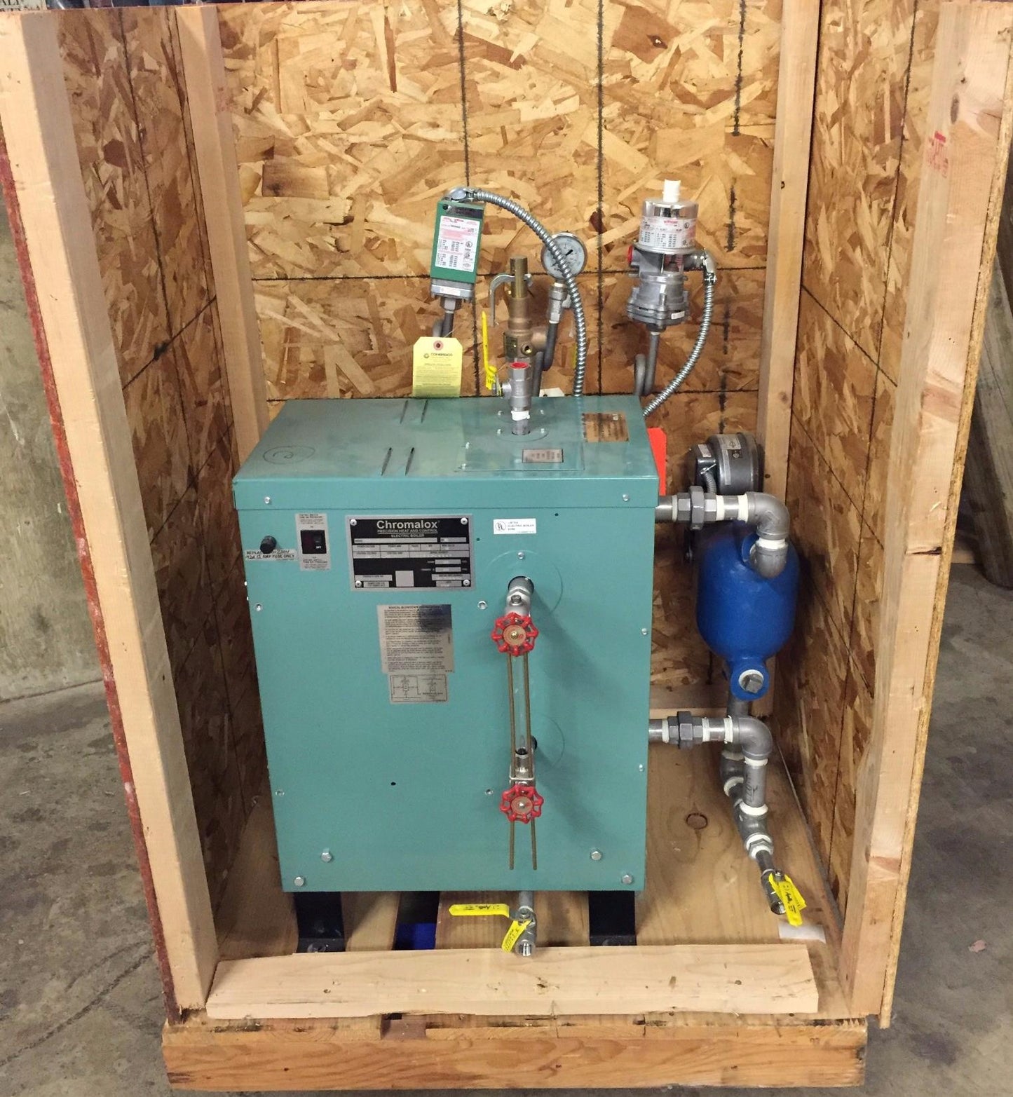 New CHROMALOX Hot Oil or Water Boiler 12 KW SUSSMAN SSB12 ELECTRIC STEAM BOILER