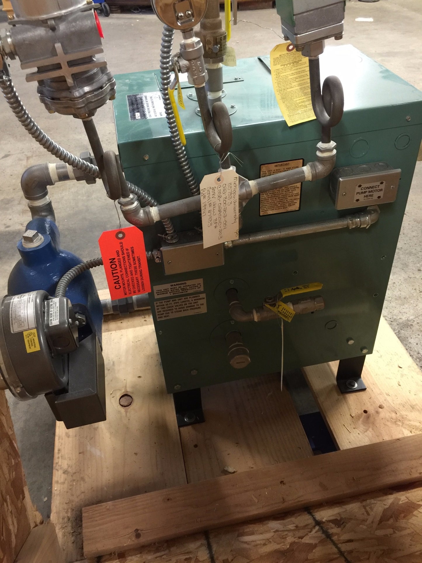 New CHROMALOX Hot Oil or Water Boiler 12 KW SUSSMAN SSB12 ELECTRIC STEAM BOILER