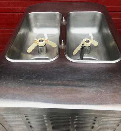 TAYLOR CROWN C717‑33 YOGURT ICE CREAM SHAKE SOFT FREEZER WHEELS MANUAL FREE SHIP