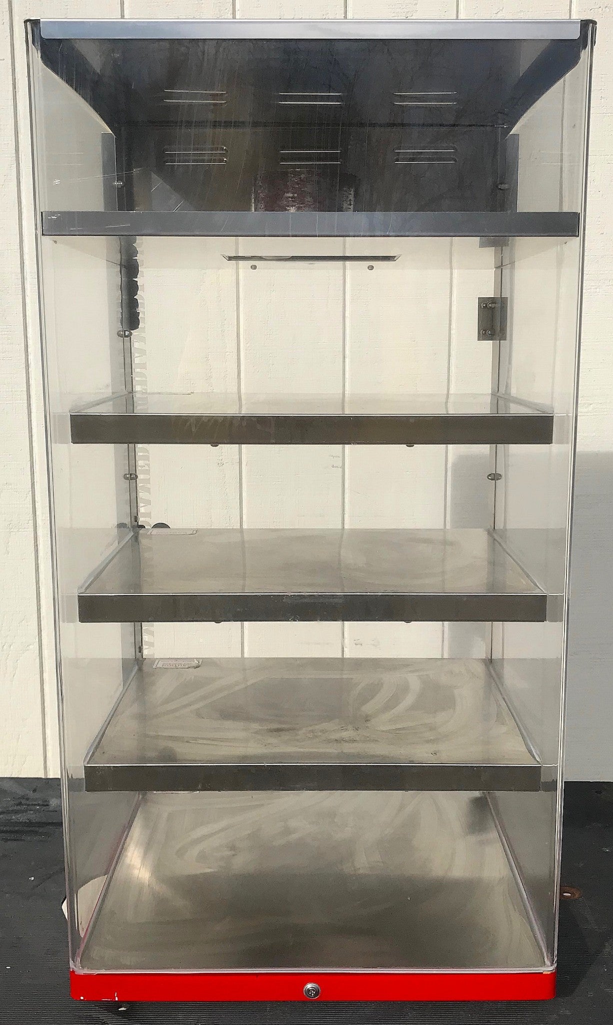 WISCO 680-4 MERCHANDISER DISPLAY 4 HEATED SHELVES PIZZA WARMER FREE SHIPPING