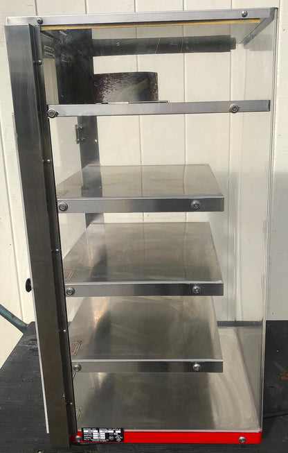 WISCO 680-4 MERCHANDISER DISPLAY 4 HEATED SHELVES PIZZA WARMER FREE SHIPPING