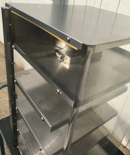 WISCO 680-4 MERCHANDISER DISPLAY 4 HEATED SHELVES PIZZA WARMER FREE SHIPPING