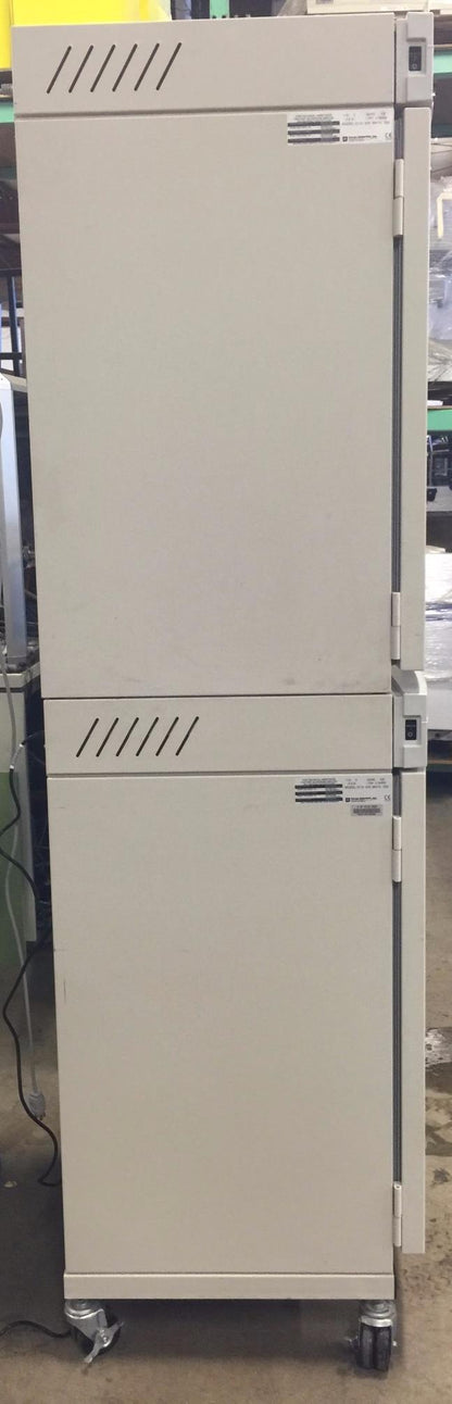 FORMA INCUBATOR Water Jacketed Double Stack Model 3110 CO2 Wheels PERFECT Condit