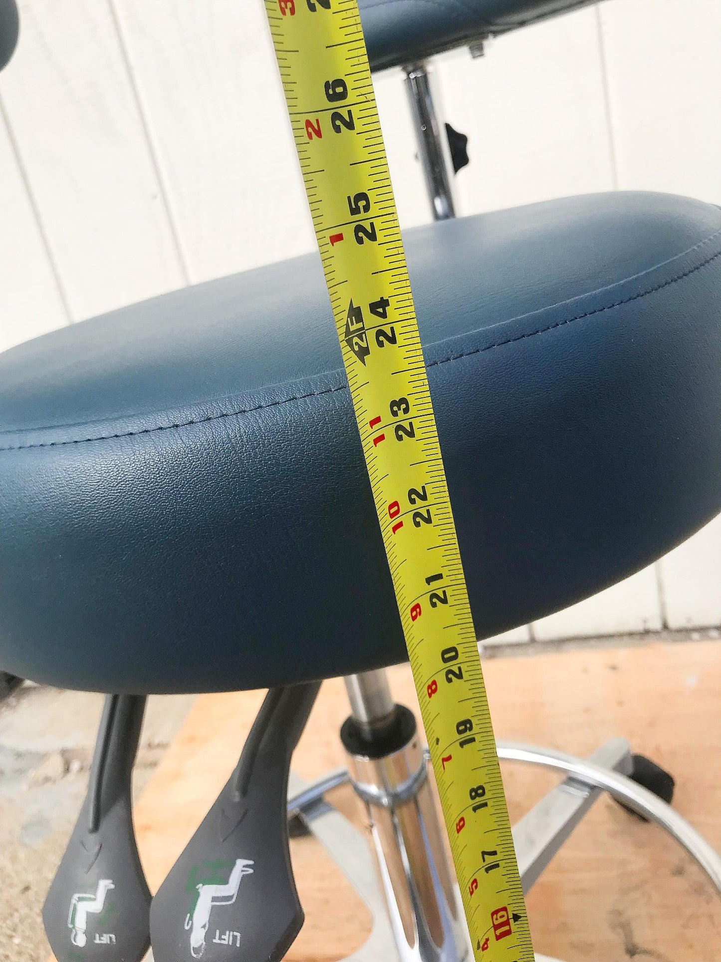 GALAXY EXAM ADJUSTABLE AIR LIFT MEDICAL DENTAL TATOO VET STOOL CHAIR FREE SHIP