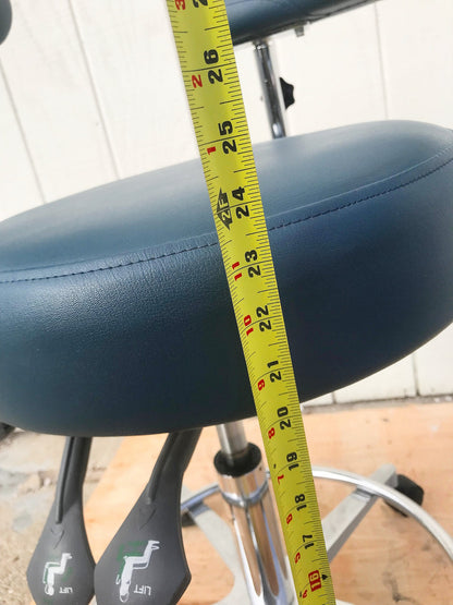 GALAXY EXAM ADJUSTABLE AIR LIFT MEDICAL DENTAL TATOO VET STOOL CHAIR FREE SHIP