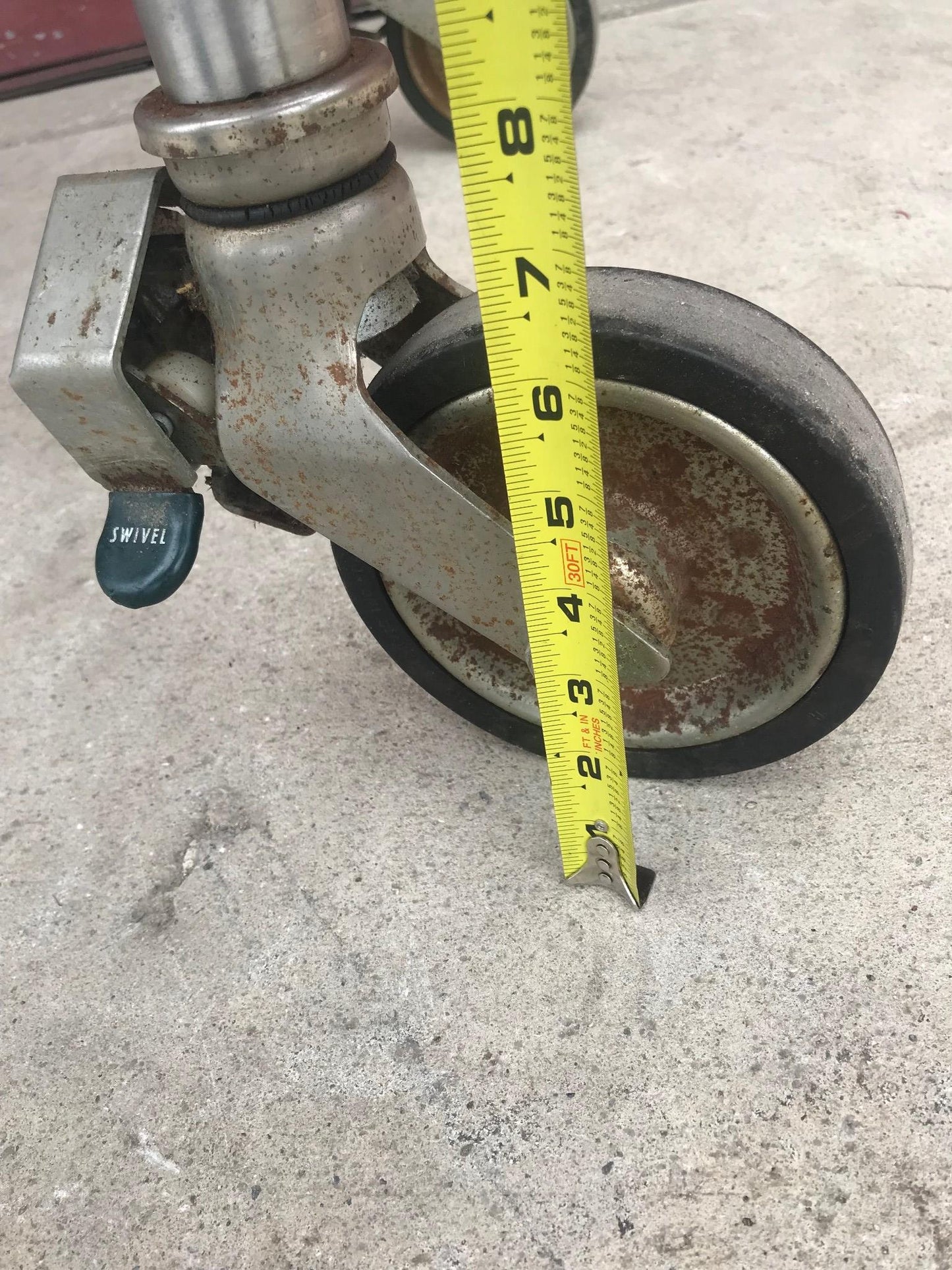 HEAVY DUTY STA STEEL HOSPITAL AUTOPSY GURNEY plus DRIP & 2 TRAY MORGUE FREE SHIP