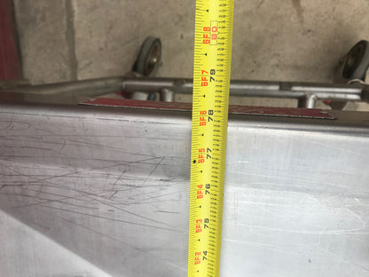 HEAVY DUTY STA STEEL HOSPITAL AUTOPSY GURNEY plus DRIP & 2 TRAY MORGUE FREE SHIP