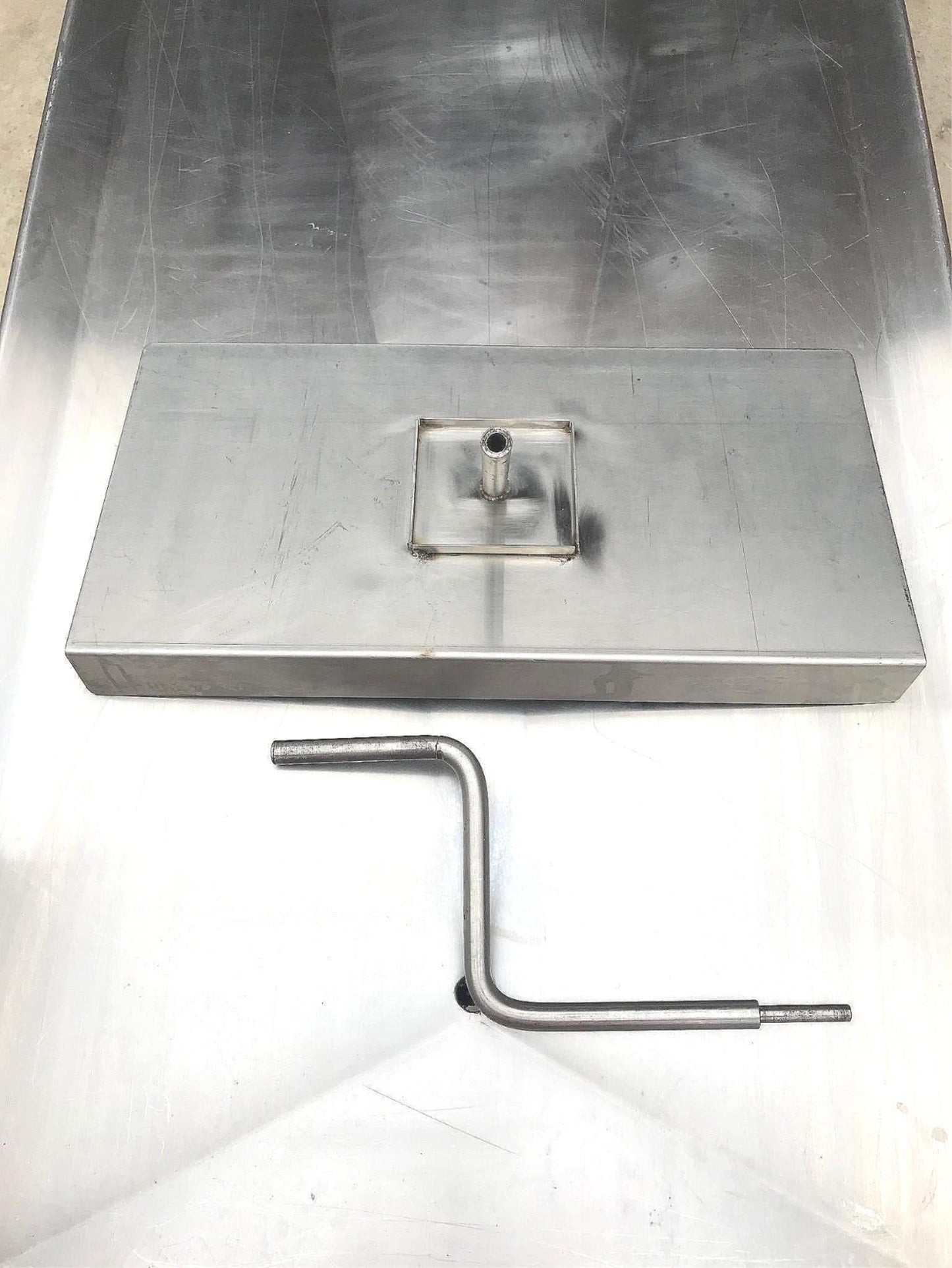 HEAVY DUTY STA STEEL HOSPITAL AUTOPSY GURNEY plus DRIP & 2 TRAY MORGUE FREE SHIP