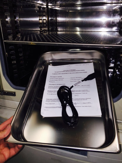 FORMA INCUBATOR Water Jacketed Double Stack Model 3110 CO2 Wheels PERFECT Condit