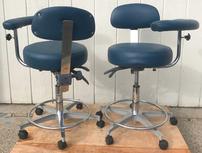 GALAXY EXAM ADJUSTABLE AIR LIFT MEDICAL DENTAL TATOO VET STOOL CHAIR FREESHIP