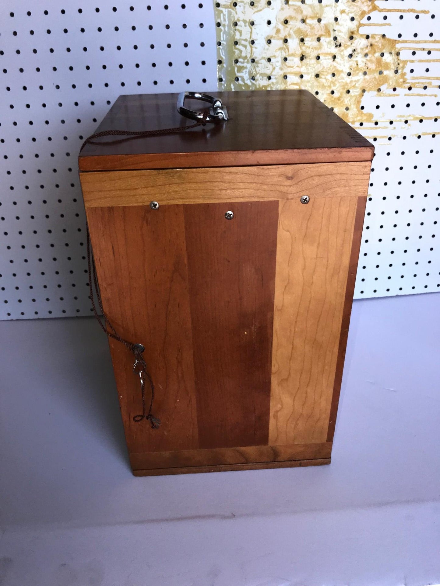 RARE VINTAGE BAUSH LOMB BRASS OBJECTIVES MICROSCOPE ORIGINAL WOOD CASE FREE SHIP