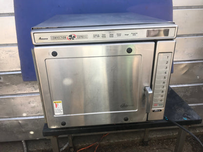 AMANA ACE14 2700W CONVECTION MICROWAVE HEAVY VOLUME COMMERCIAL OVEN WATCH VIDEO
