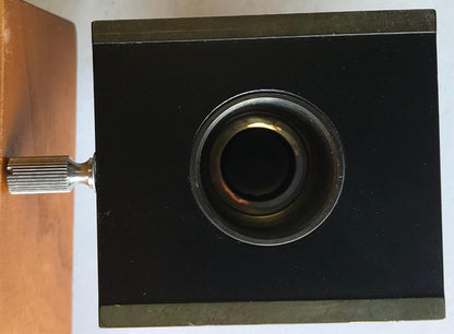 RARE VINTAGE BAUSH LOMB BRASS OBJECTIVES MICROSCOPE ORIGINAL WOOD CASE FREE SHIP