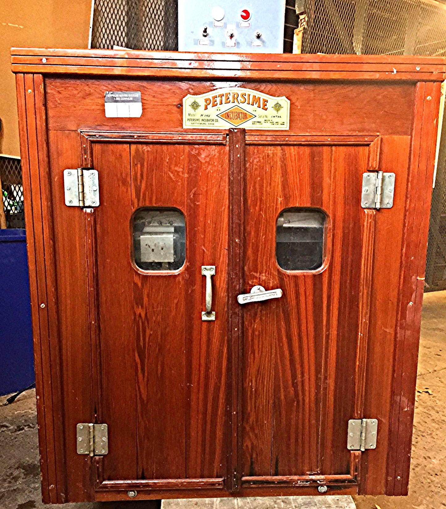 RARE PETERSIME H145 ROSEWOOD MOTORIZED EGG INCUBATOR HATCHER WATCHVIDEO FREESHIP