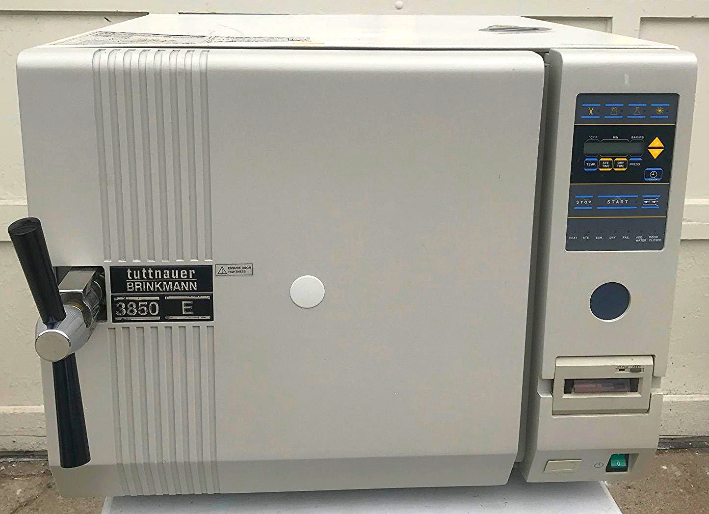 TUTTNAUER 3850E LARGEAUTOMATIC AUTOCLAVE BENCHTOP STERILIZER 65Liter WATCH VIDEO