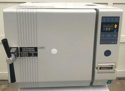 TUTTNAUER 3850E LARGEAUTOMATIC AUTOCLAVE BENCHTOP STERILIZER 65Liter WATCH VIDEO