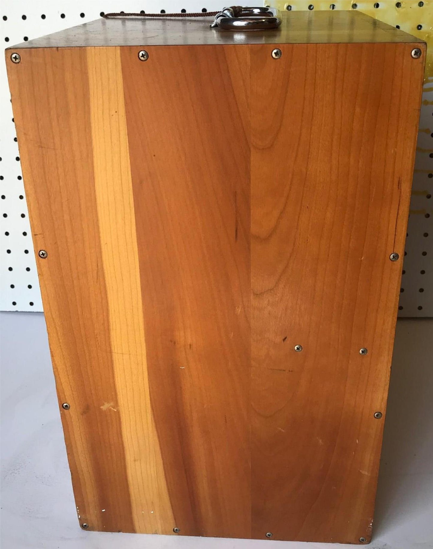 RARE VINTAGE BAUSH LOMB BRASS OBJECTIVES MICROSCOPE ORIGINAL WOOD CASE FREE SHIP