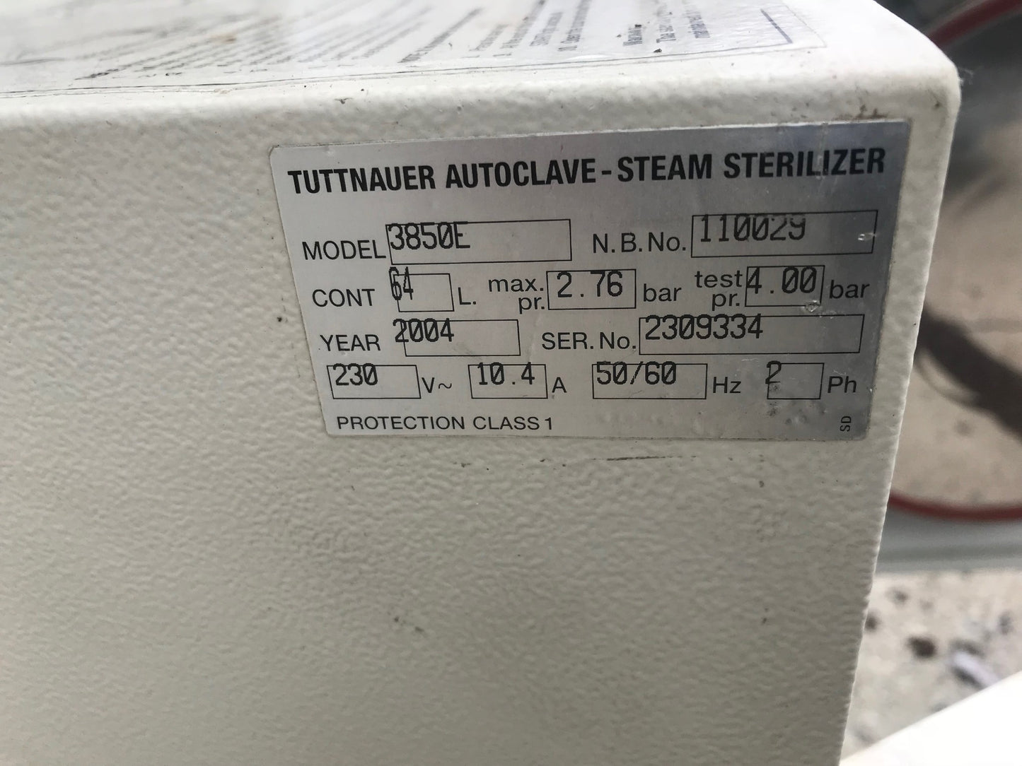 NEW TUTTNAUER 3850 AUTOCLAVE FREE SHIP
