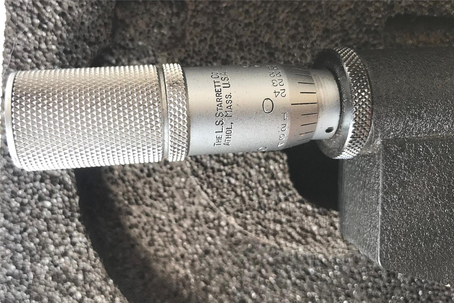 STARRETT 731 2-3 DIGITAL MICROMETER & CASE FREE SHIP